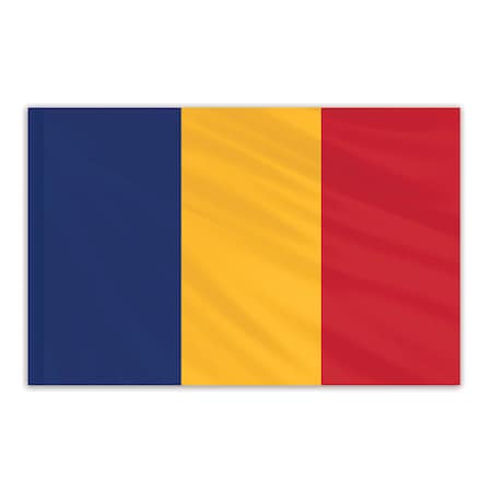 Romania Indoor Nylon Flag 2'x3'